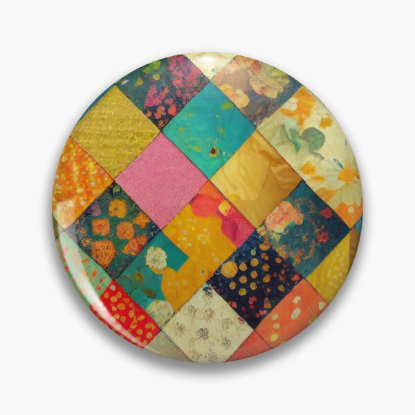 Item preview, Contemporary Patchwork Geometrical Pattern designed and sold by MTJ-Mushrooms.