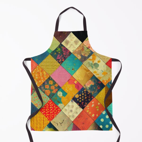 Item preview, Contemporary Patchwork Geometrical Pattern designed and sold by MTJ-Mushrooms.