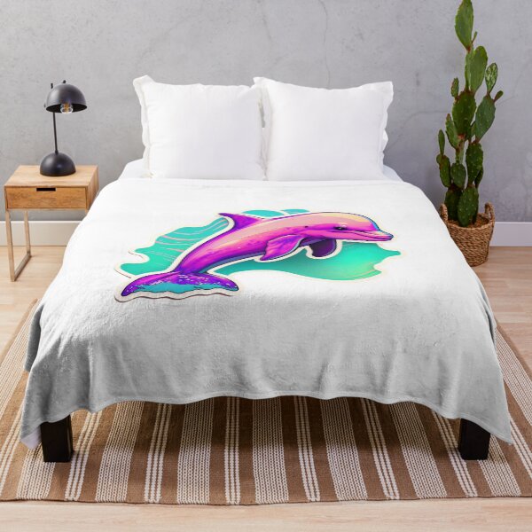 Item preview, Beautiful Majestic Rainbow Dolphin designed and sold by RoboRembrandt.