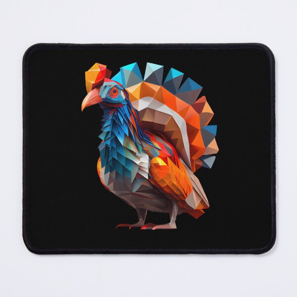 Item preview, Abstract Turkey Art: A Colorful Twist on Wildlife Imagery designed and sold by FiveIntentions.