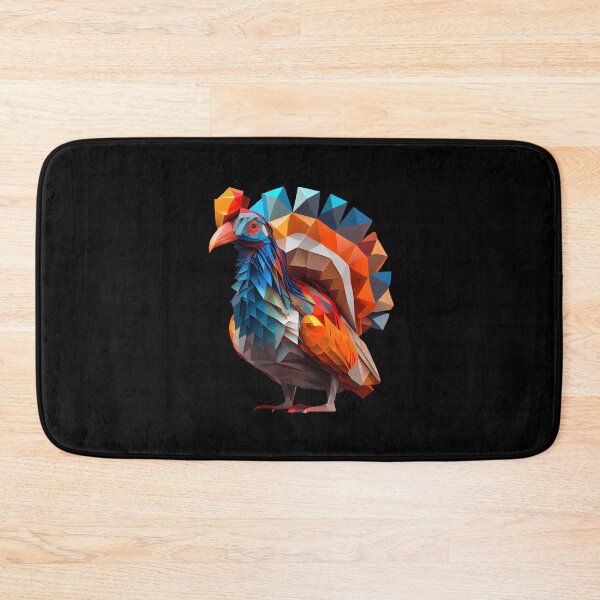 Item preview, Abstract Turkey Art: A Colorful Twist on Wildlife Imagery designed and sold by FiveIntentions.