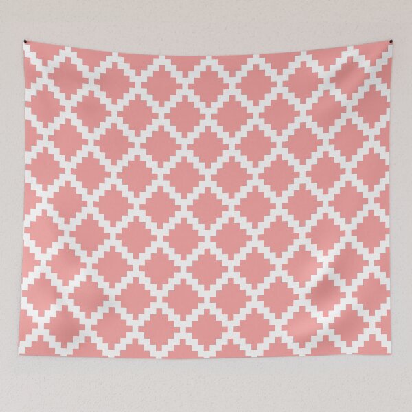 Item preview, Simple Aztec pattern with rhombus shapes - pink designed and sold by BattaAnastasia.