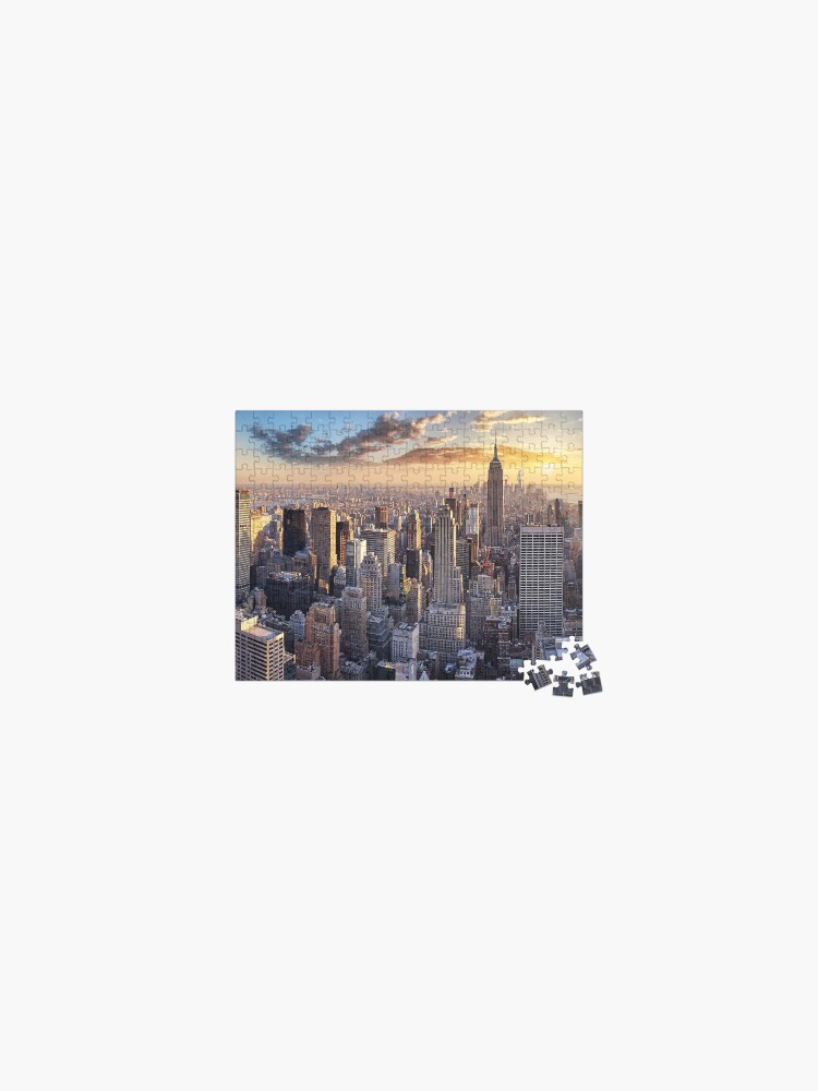 Thumbnail 1 of 2, Jigsaw Puzzle, Awesome New York City Skyline Jigsaw Puzzle Design of NYC designed and sold by Inspired-Tech.