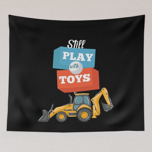 Item preview, Still Play With Toys Backhoe Loader Big Heavy Machine Digger designed and sold by Ngan-Jasmine.