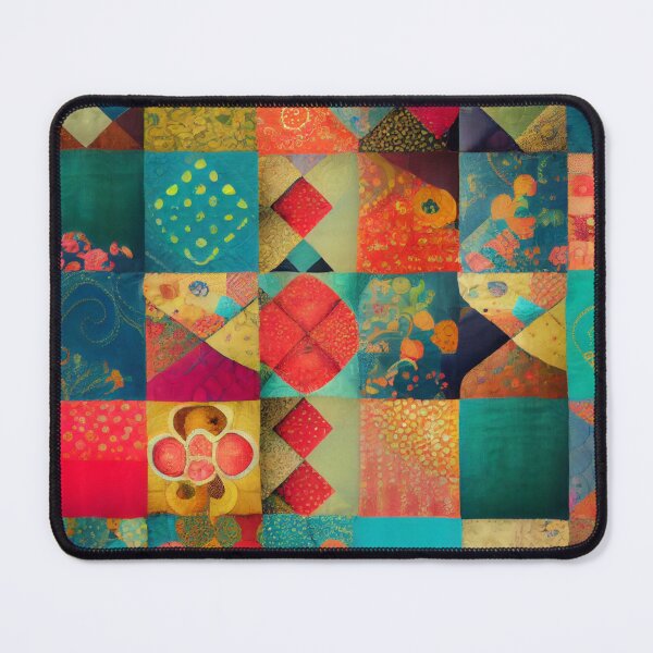 Item preview, Contemporary Patchwork Pattern designed and sold by MTJ-Mushrooms.