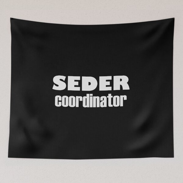 Item preview, Seder coordinator,Passover (white) designed and sold by EmeraldeaArt.