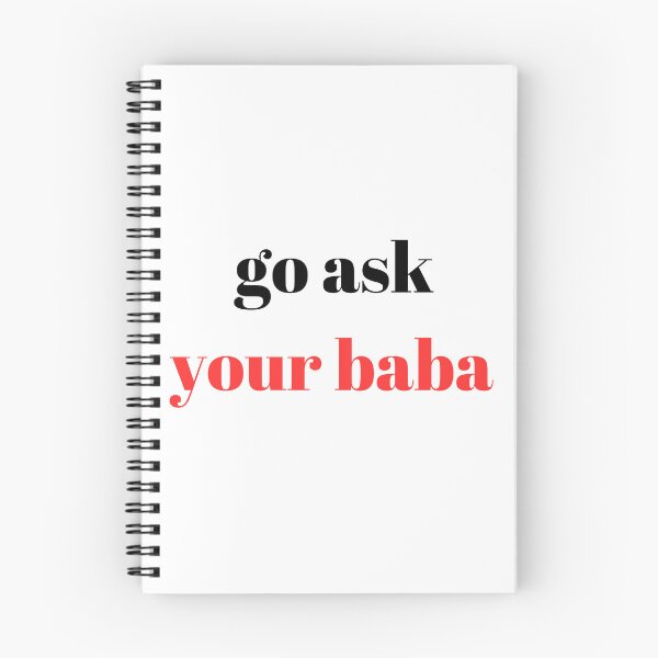 Item preview, go ask your baba funny  designed and sold by axoniej.