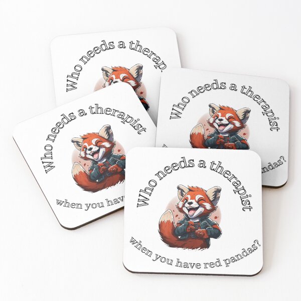 Item preview, HAPPY RED PANDA KAWAII designed and sold by CRAZY&ART.