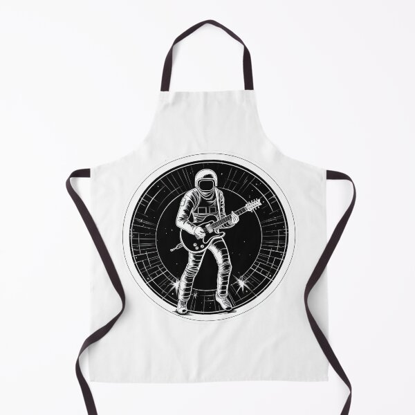 Item preview, Guitar Player In Space designed and sold by retrotshirtsai.