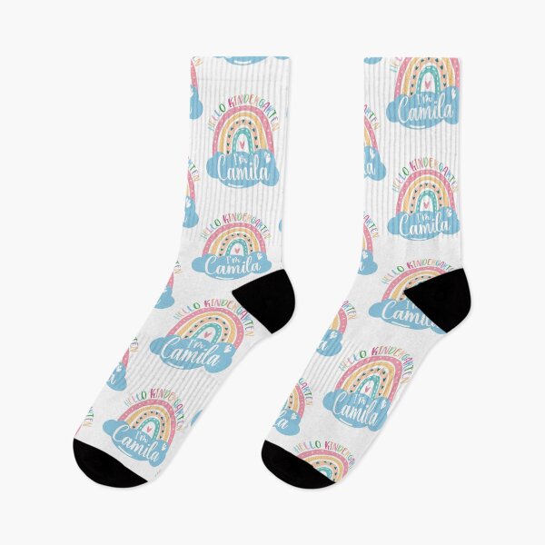 Item preview, Hello Kindergarten I'm Camila - A Cute Name Of A Baby With A Amazing Rainbow Design - For Teachers & Students designed and sold by pretty4u.