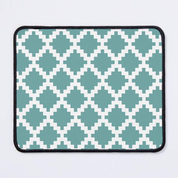 Item preview, Simple Aztec pattern with rhombus shapes - turquoise designed and sold by BattaAnastasia.