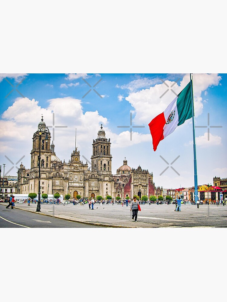 Thumbnail 2 of 2, Jigsaw Puzzle, Stunning Mexico City Jigsaw Puzzle Design of the Mexico City Zocalo designed and sold by Inspired-Tech.