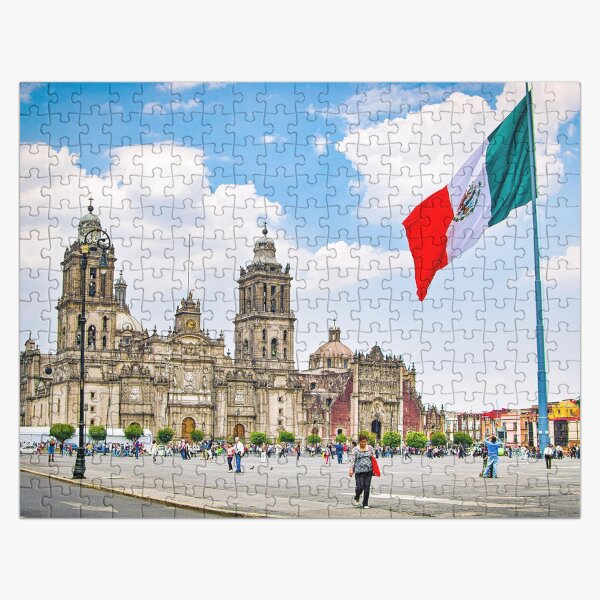 Item preview, Stunning Mexico City Jigsaw Puzzle Design of the Mexico City Zocalo designed and sold by Inspired-Tech.