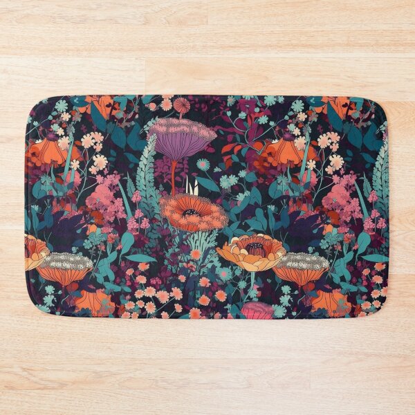 Item preview, Retro flower field designed and sold by Deep-Indigo.