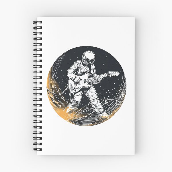 Item preview, Guitar Player In Space designed and sold by retrotshirtsai.