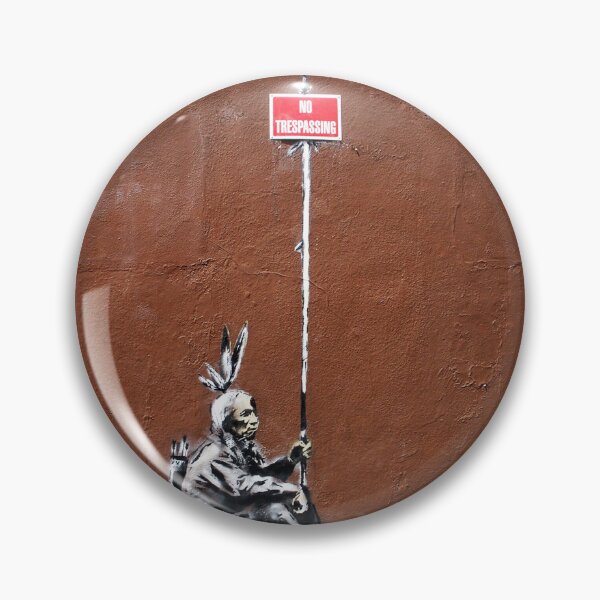 Item preview, Banksy No Trespassing designed and sold by WE-ARE-BANKSY.