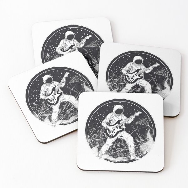 Item preview, Guitar Player In Space designed and sold by retrotshirtsai.