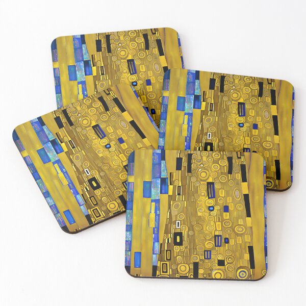 Item preview, Art Deco Gold Blue Black designed and sold by christineiris.
