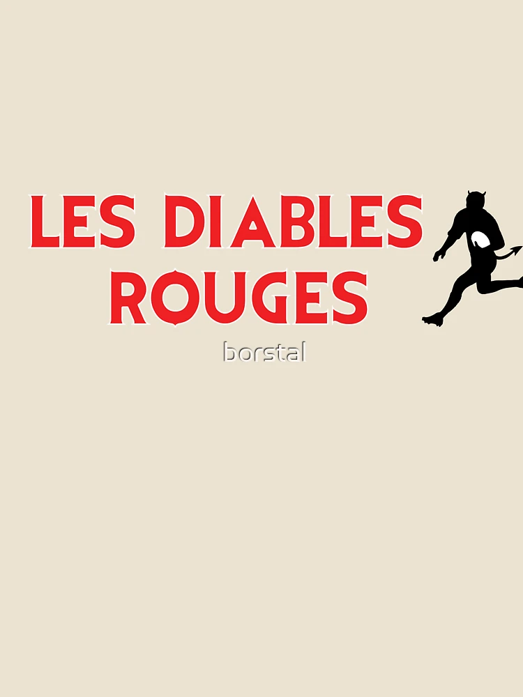 Thumbnail 4 of 4, Relaxed T-Shirt, Les Diables Rouges designed and sold by borstal.