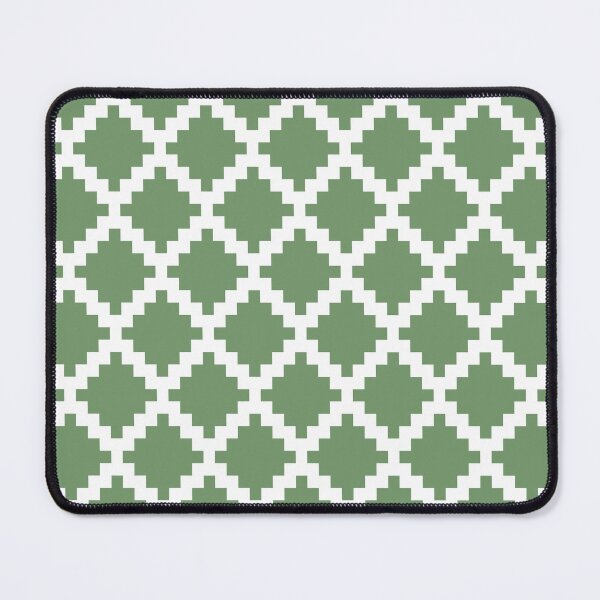 Item preview, Simple Aztec pattern with rhombus shapes - green designed and sold by BattaAnastasia.