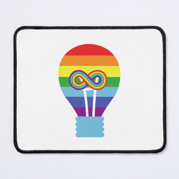 Item preview, World Autism Awareness Day April 2nd, infinity symbol, autism awareness, lightbulb rainbow aesthetic gifts designed and sold by haRexia.