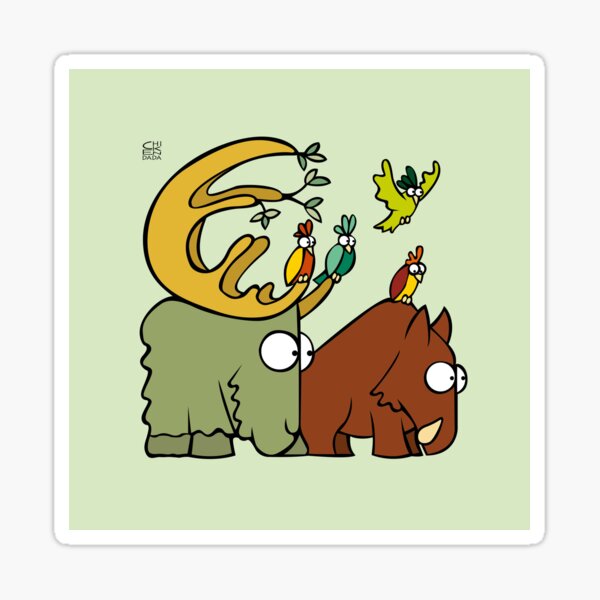 L'appel de la forêt Sticker