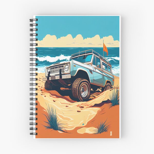 Item preview, Driving Off-Road Sand 4x4 Car on the Beach designed and sold by Shaka-Surf-Tees.