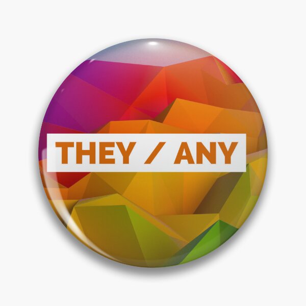 Item preview, They/Any Pronouns designed and sold by MxA19.