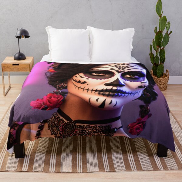 Item preview, Colorful combination of life and death: La Catrina portraits designed and sold by ArtCreator2023.