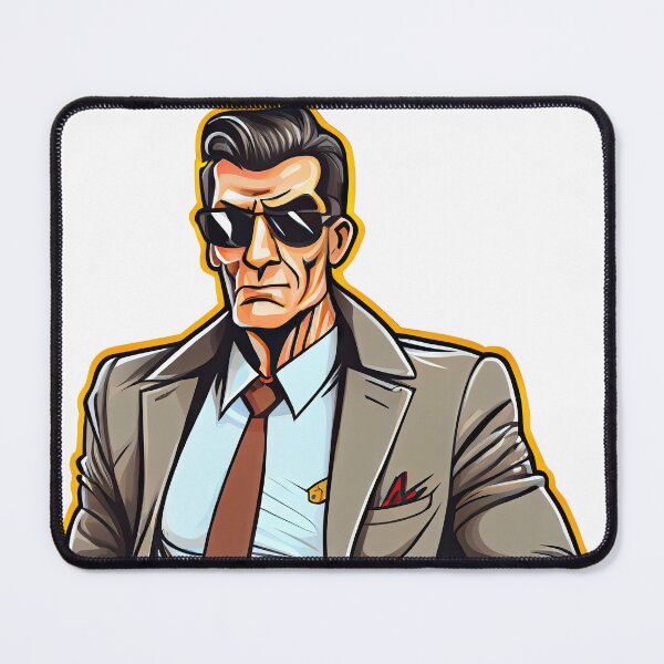 Item preview, Cool Cartoon Elegant Salesman designed and sold by Piotrek0001.