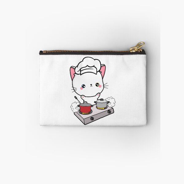 Item preview, Funny White cat is cooking  designed and sold by Pet Station.