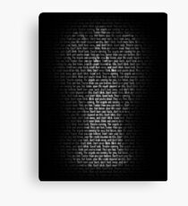 Weeping Angel Canvas Print