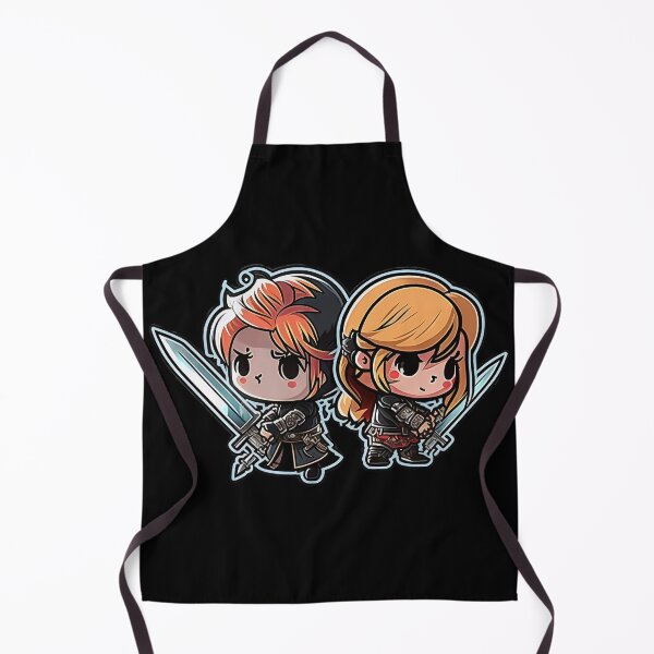 Item preview, Cute Chibi Sis Vs Bro Adventurers designed and sold by RoboRembrandt.