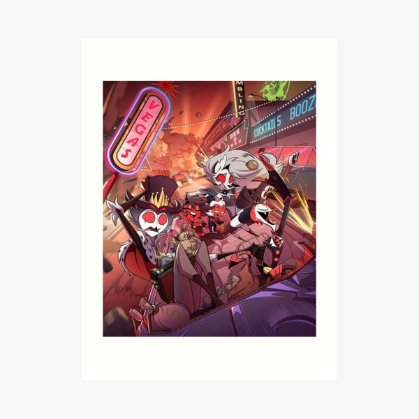 Vivziepop Helluva Boss Main Crew Print Nintendo Switch shops Case