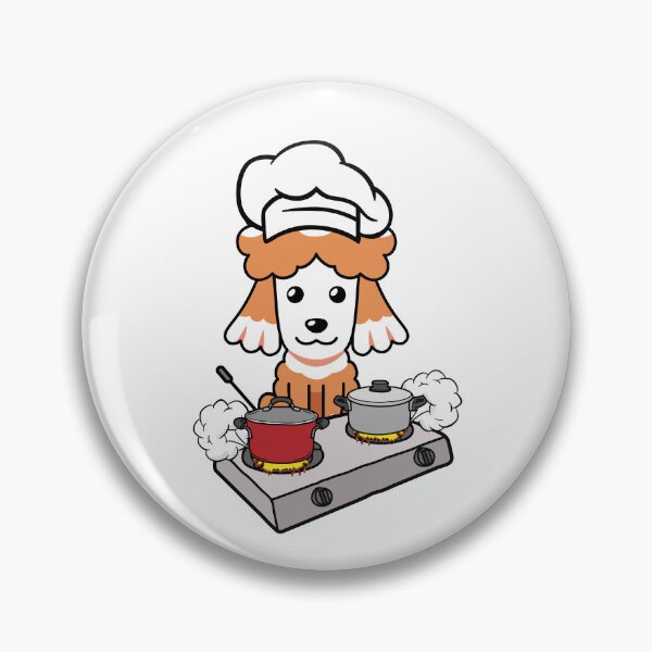 Item preview, Funny Brown dog is cooking  designed and sold by Pet Station.
