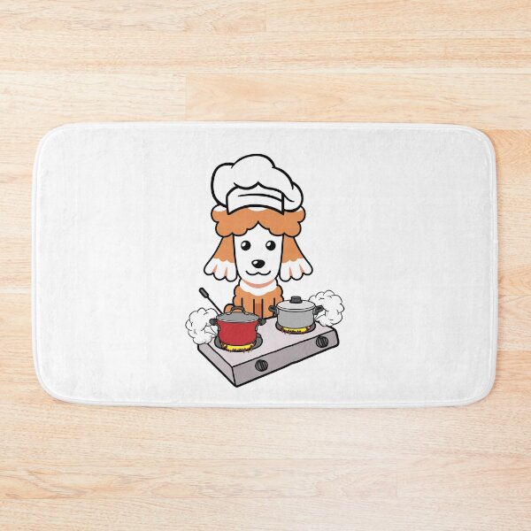 Item preview, Funny Brown dog is cooking  designed and sold by Pet Station.