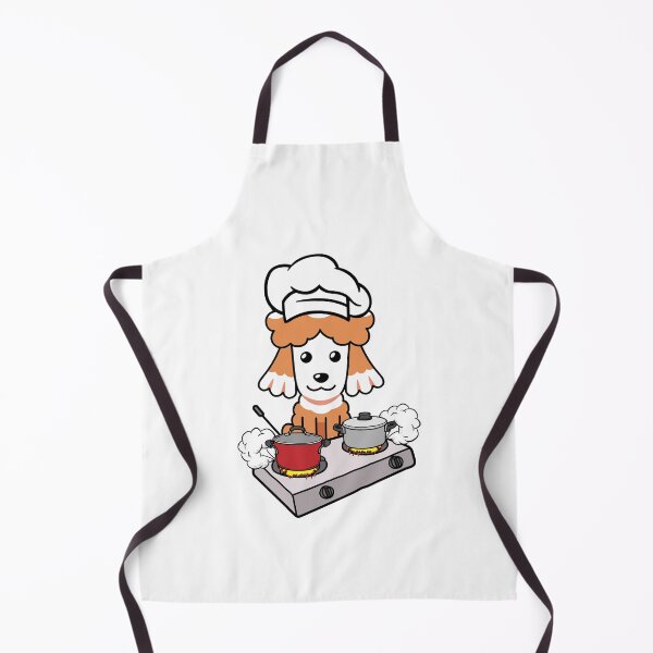 Item preview, Funny Brown dog is cooking designed and sold by Pet Station.