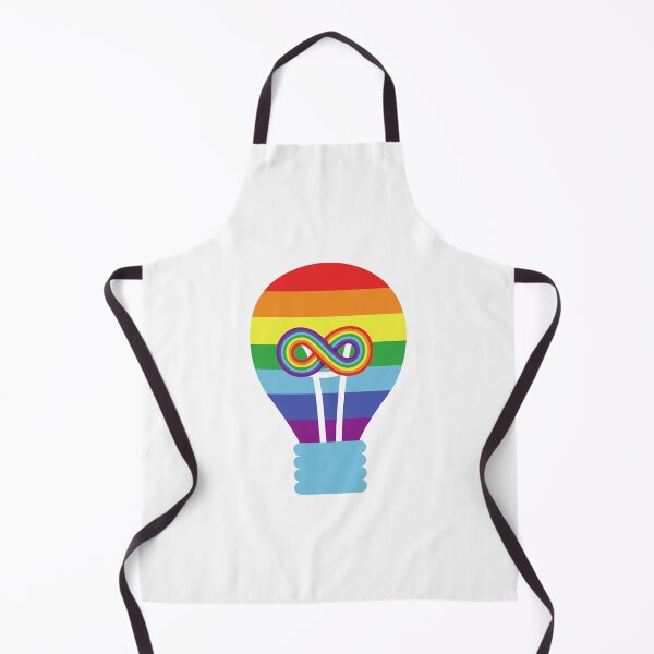 Item preview, World Autism Awareness Day April 2nd, infinity symbol, autism awareness, lightbulb rainbow aesthetic gifts designed and sold by haRexia.
