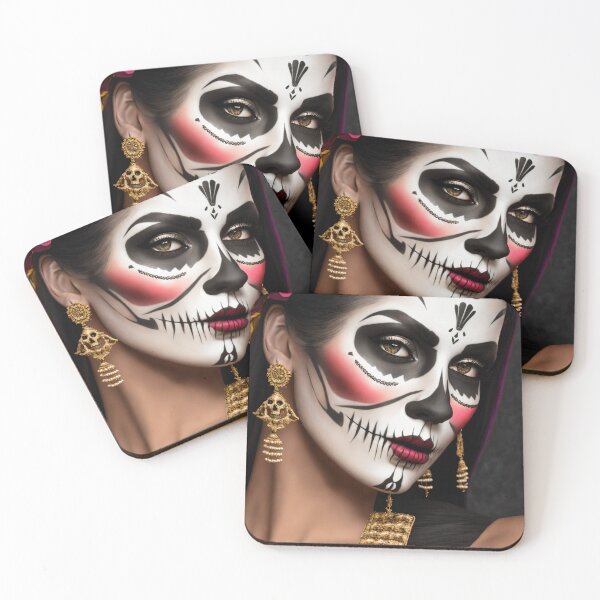 Item preview, La Catrina of immortality: Realistic portraits full of color designed and sold by ArtCreator2023.