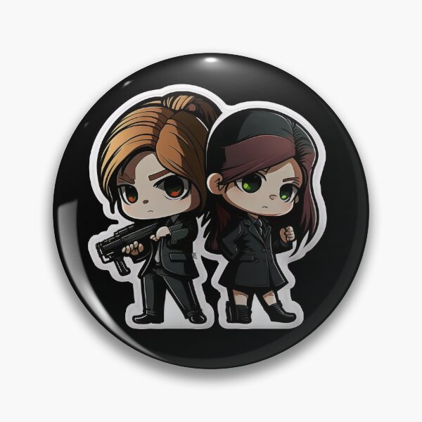 Item preview, Cute Chibi Sis Vs Bro Secret Agents designed and sold by RoboRembrandt.