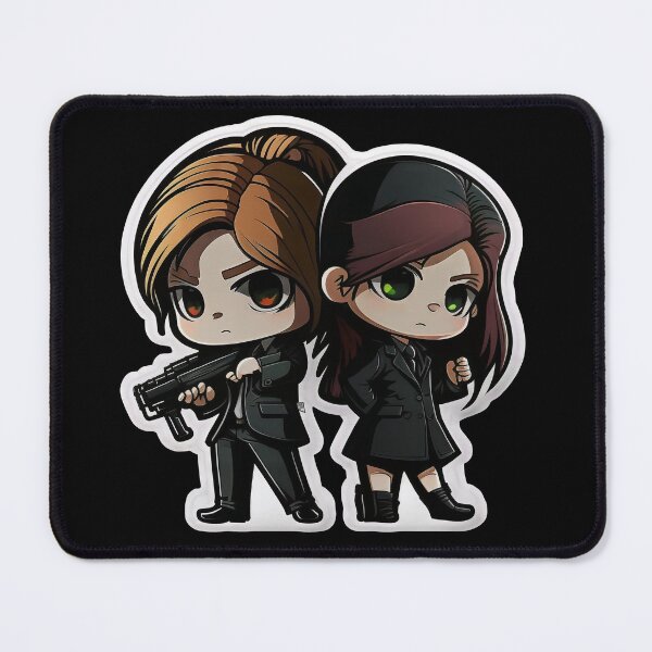 Item preview, Cute Chibi Sis Vs Bro Secret Agents designed and sold by RoboRembrandt.