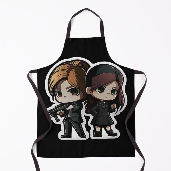 Item preview, Cute Chibi Sis Vs Bro Secret Agents designed and sold by RoboRembrandt.