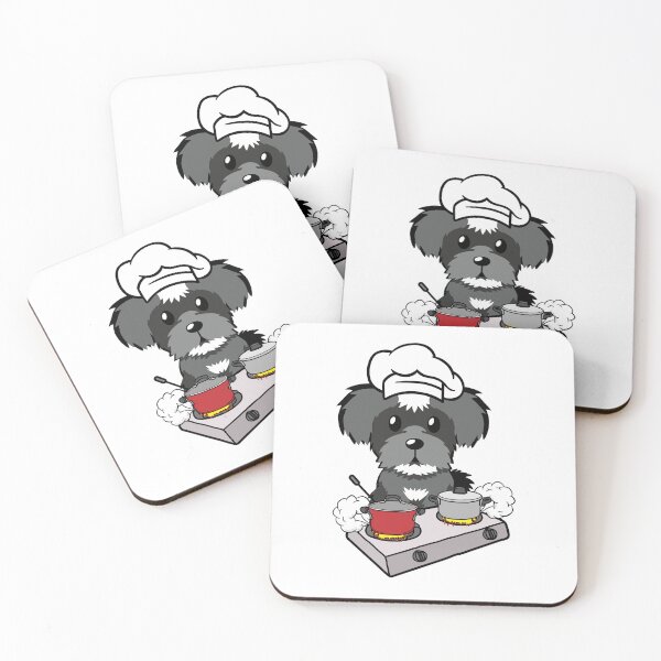Item preview, Funny Schnauzer is cooking  designed and sold by Pet Station.