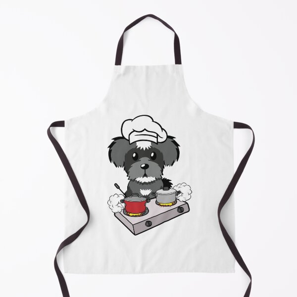 Item preview, Funny Schnauzer is cooking designed and sold by Pet Station.