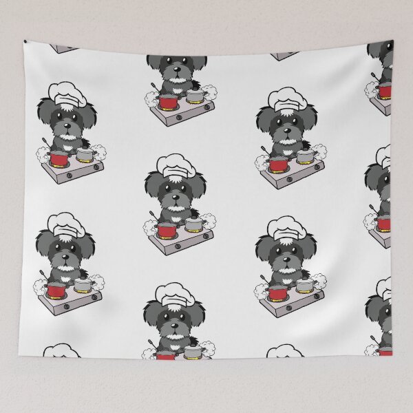 Item preview, Funny Schnauzer is cooking  designed and sold by Pet Station.
