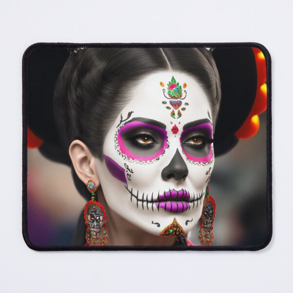 Item preview, Death as a work of art: colorful La Catrina portraits designed and sold by ArtCreator2023.