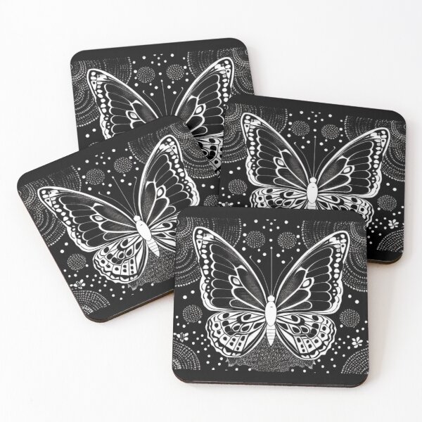 Item preview, Butterfly Black and White Cute Design  designed and sold by DreamingAwake1.