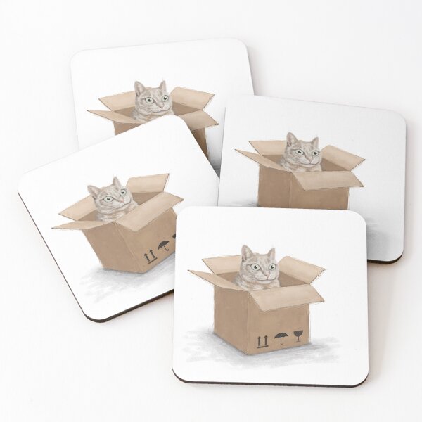 Item preview, Cat in abox designed and sold by Fionna Bottema.