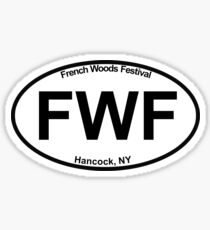 FWF Oval Bumper Sticker Sticker