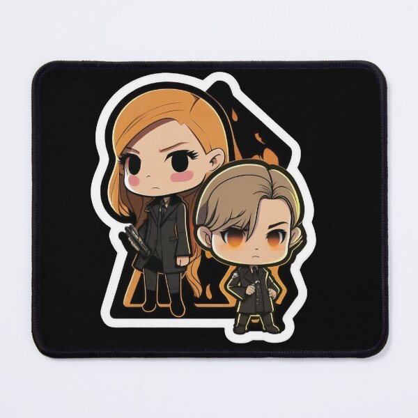 Item preview, Cute Chibi Sis Vs Bro designed and sold by RoboRembrandt.